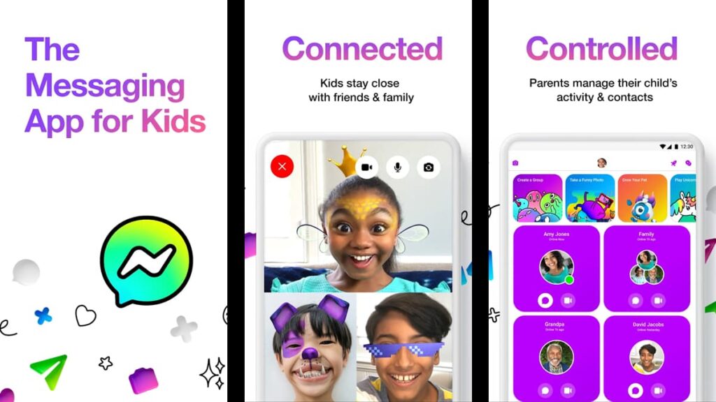 Messenger Kids app