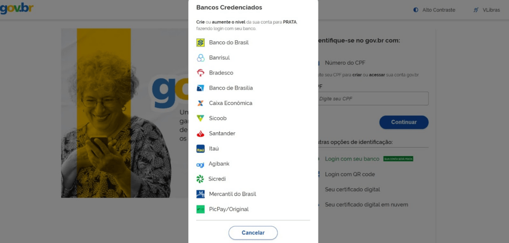 Como passar de bronze para prata na conta Gov.br