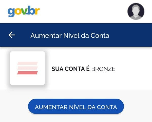 Como passar de bronze para prata na conta Gov.br