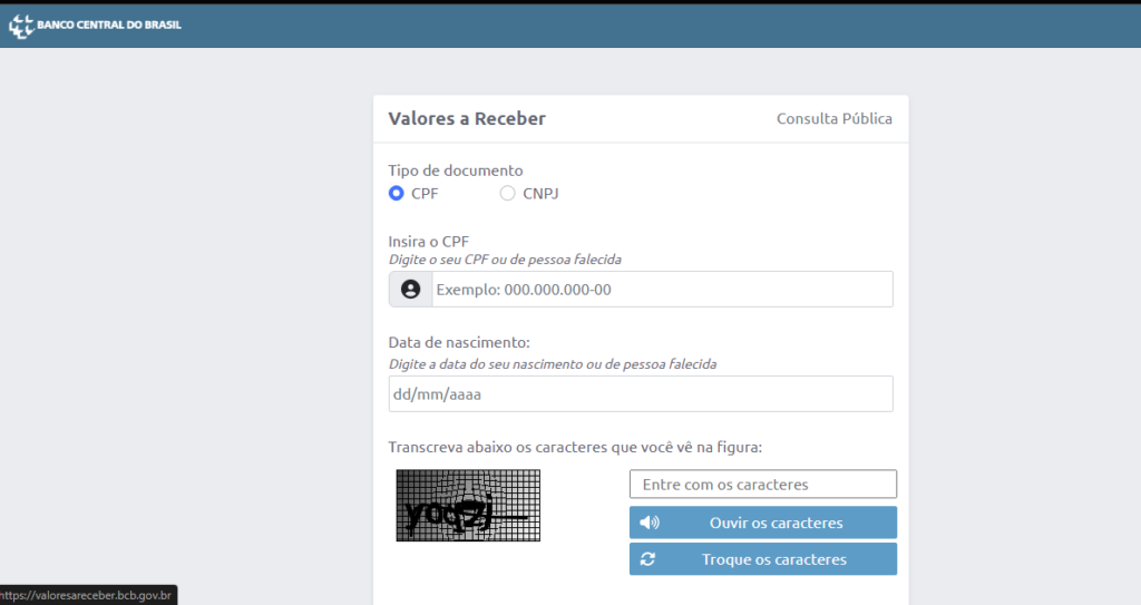 Como consultar dinheiro esquecido 
