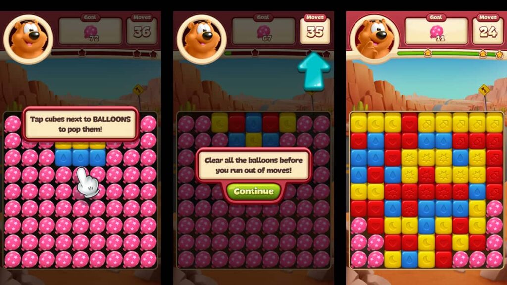Toon Blast puzzle