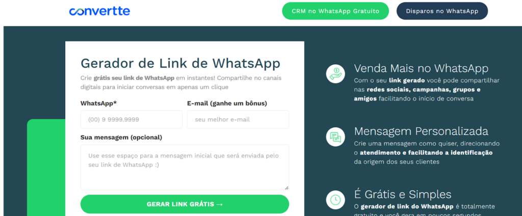 Como gerar link do WhatsApp