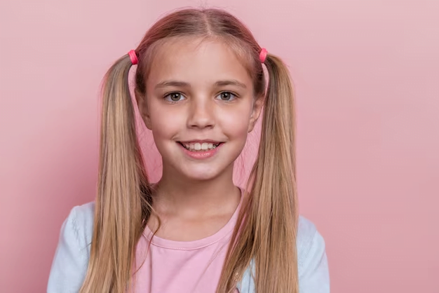 Penteado infantil simples para escola