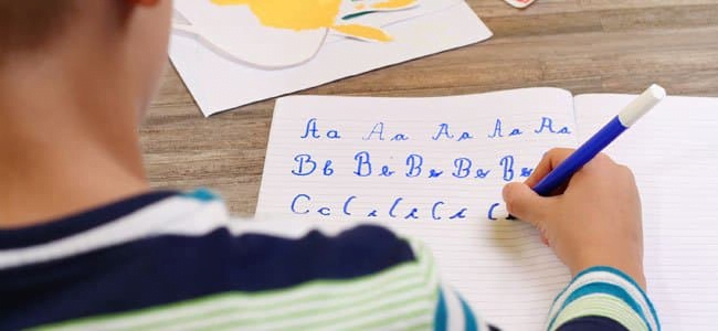 Aprender letra cursiva
