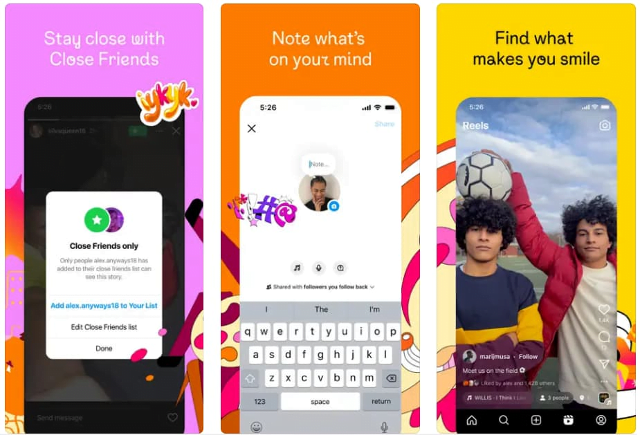 Conta do Instagram desativada