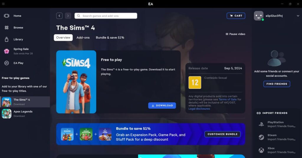 EA app