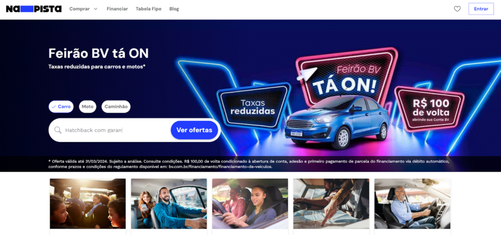 Comprar carros novos e usados online