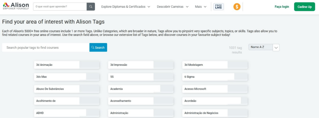 Curso de Inglês online grátis