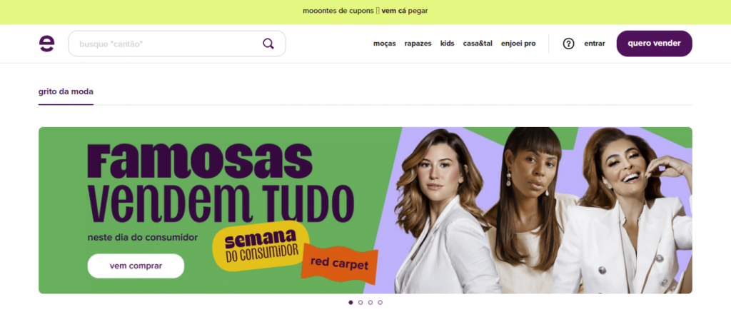 Como usar o aplicativo Enjoei