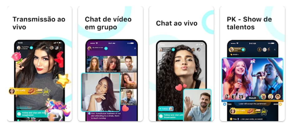 Assistir lives pelo celular