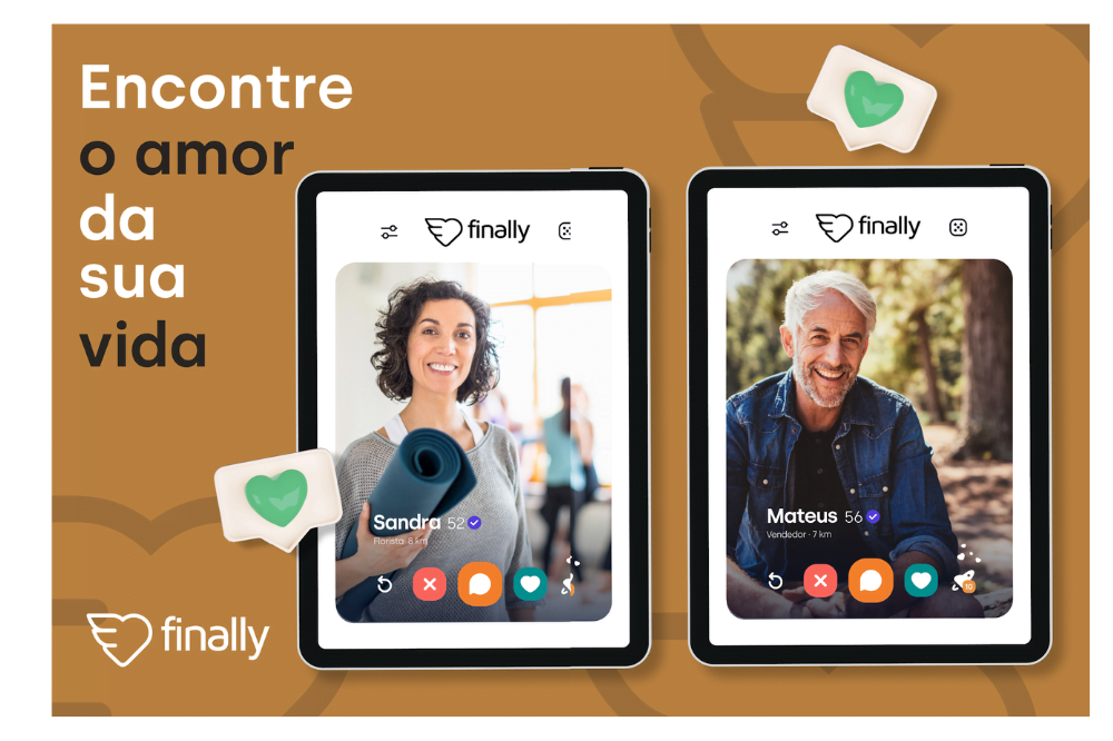 App de namoro para maiores de 50 anos