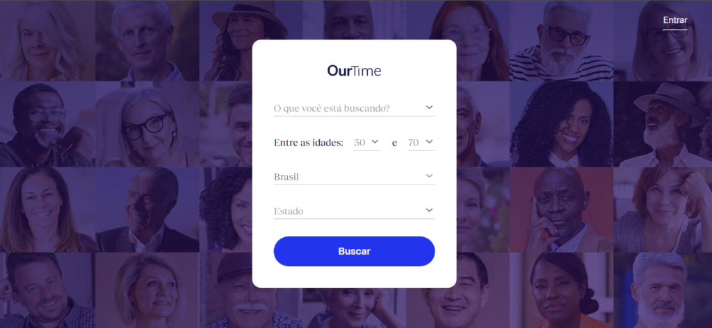 App de namoro para maiores de 50 anos
