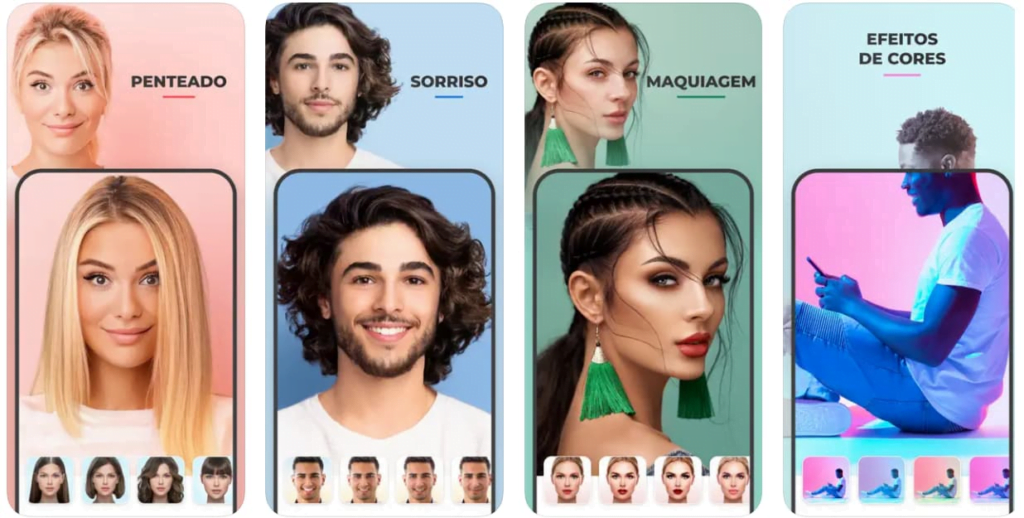 Funções do FaceApp