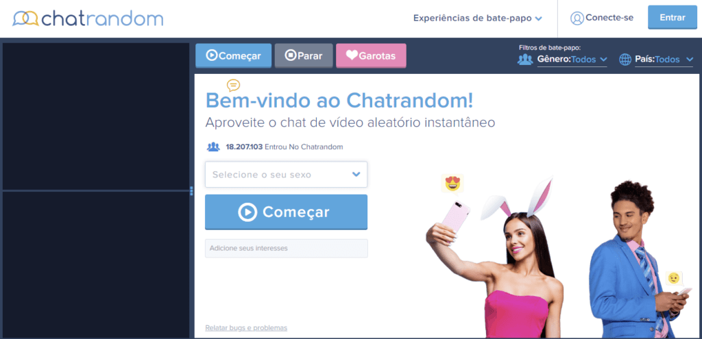 Melhores alternativas ao Omegle 