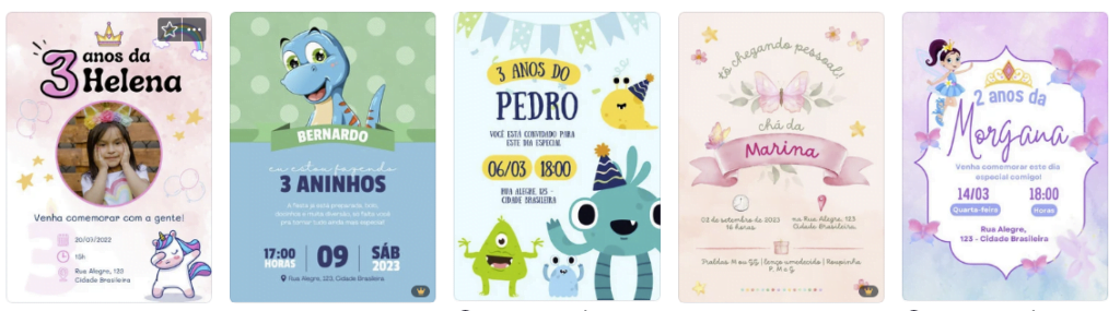 Como fazer convite de aniversário pelo celular