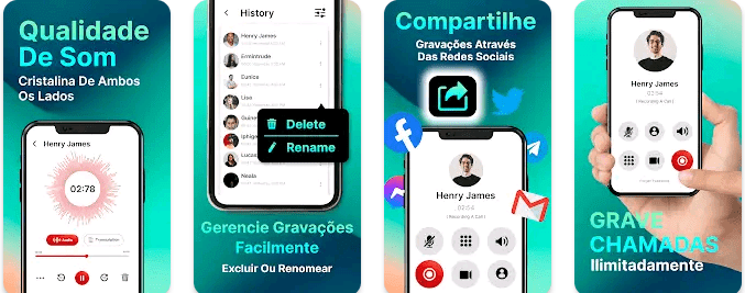 Aplicativo para gravar chamadas