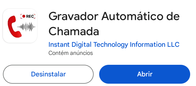 Aplicativo para gravar chamadas