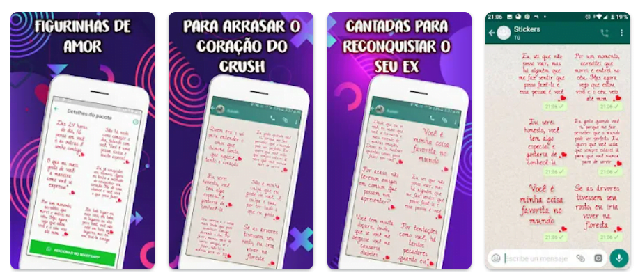 Figurinhas de cantadas para WhatsApp 