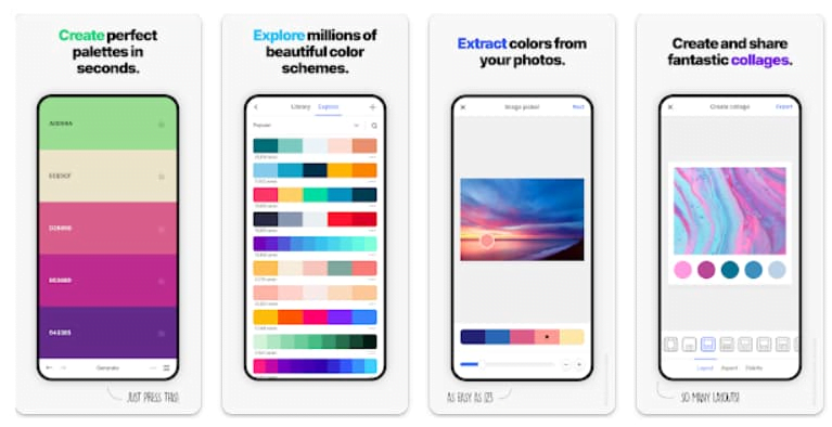 Aplicativos para descobrir paleta de cores