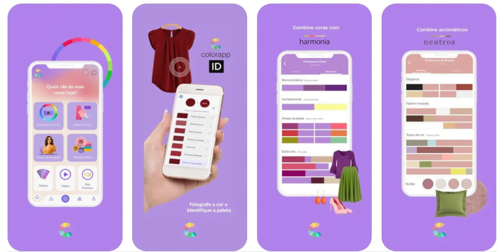 Aplicativos para descobrir paleta de cores