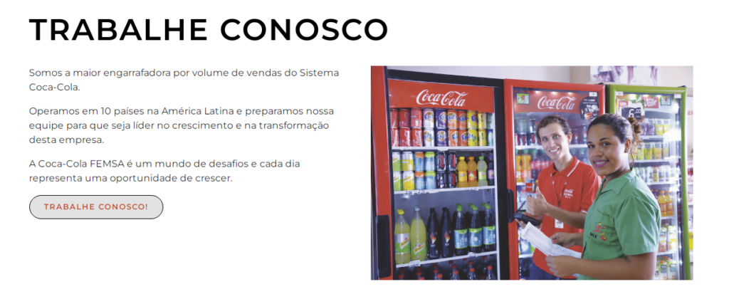 Trabalhar na Coca-Cola