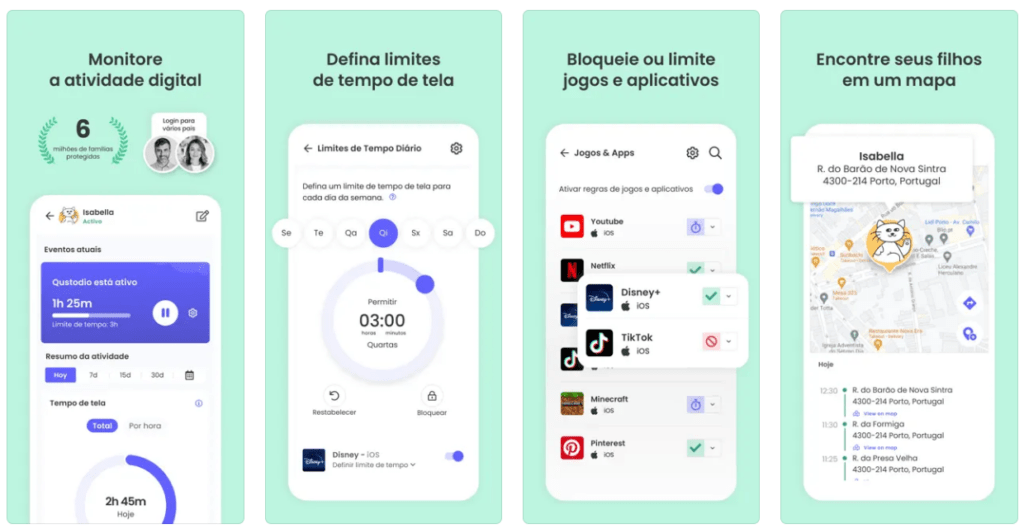 Aplicativo de controle parental 