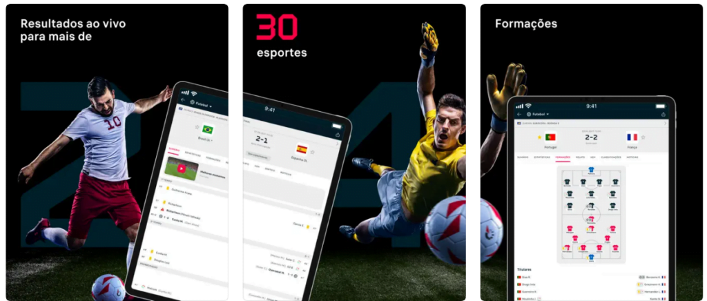 Resultados de esportes ao vivo