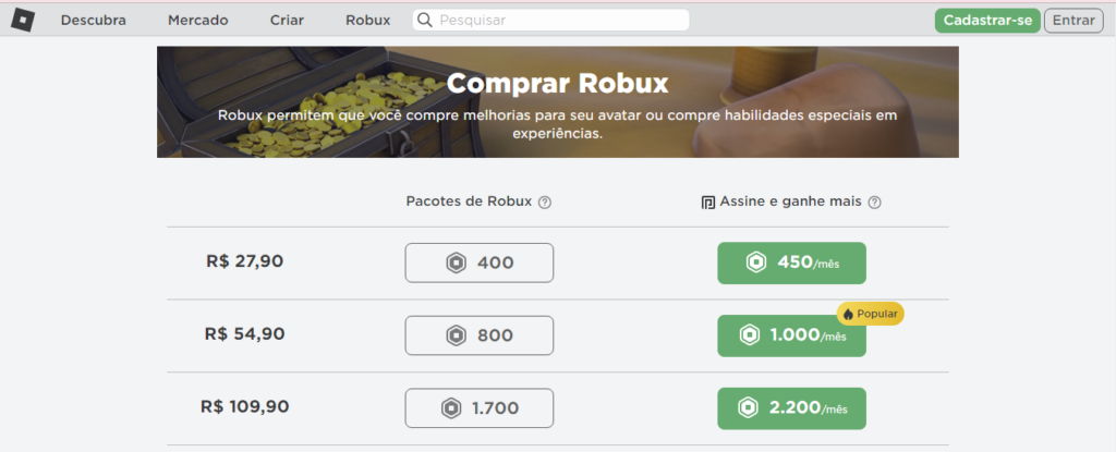 Como ganhar Robux de graça no celular