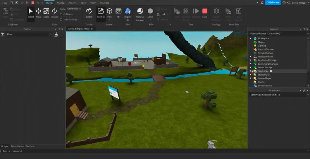 Criar mapa no Roblox