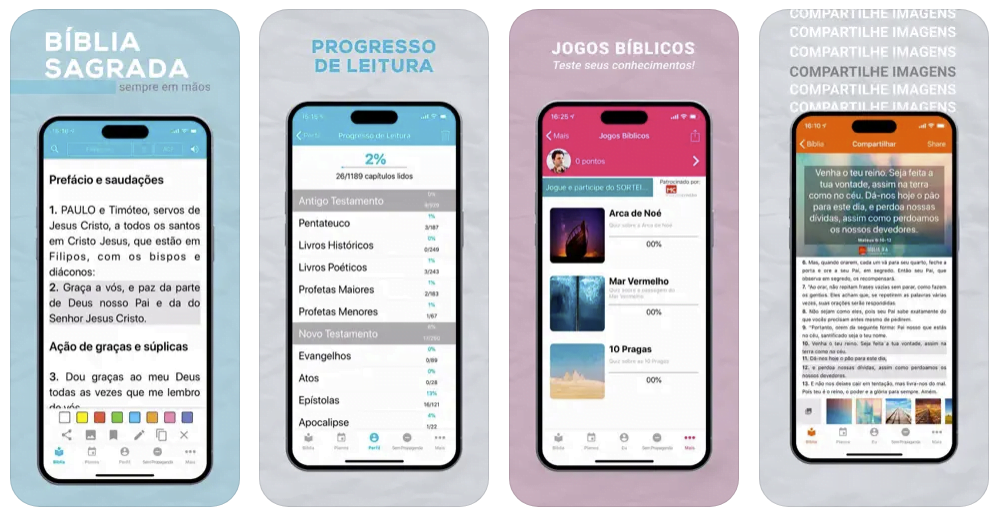 Aplicativo Verdadeiro ou falso bíblico
