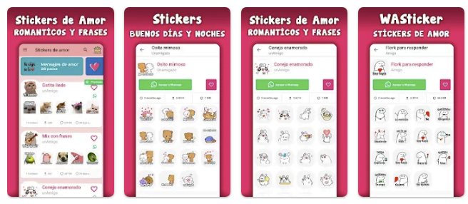 Aplicativo Stickers de amor - Tenha as melhores figurinhas no WhatsApp 4 Figurinhas de amor para WhatsApp