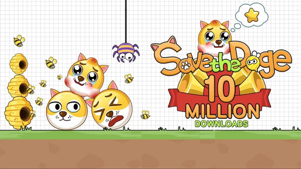 Draw a Lifeline and Save the Doge! 1 Save the Doge