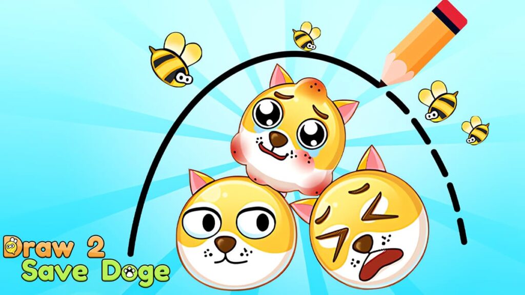Dessinez une ligne de vie et sauvez le doge ! 5 Save the Doge