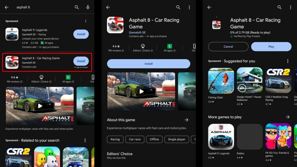 Asphalt 8