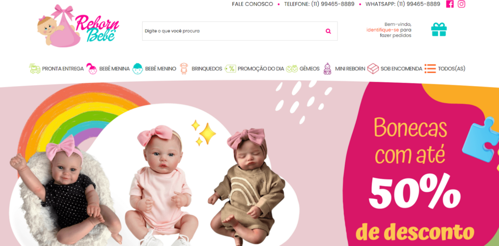 5 sites confiáveis para comprar Bebê Reborn 1 Comprar Bebê Reborn Online