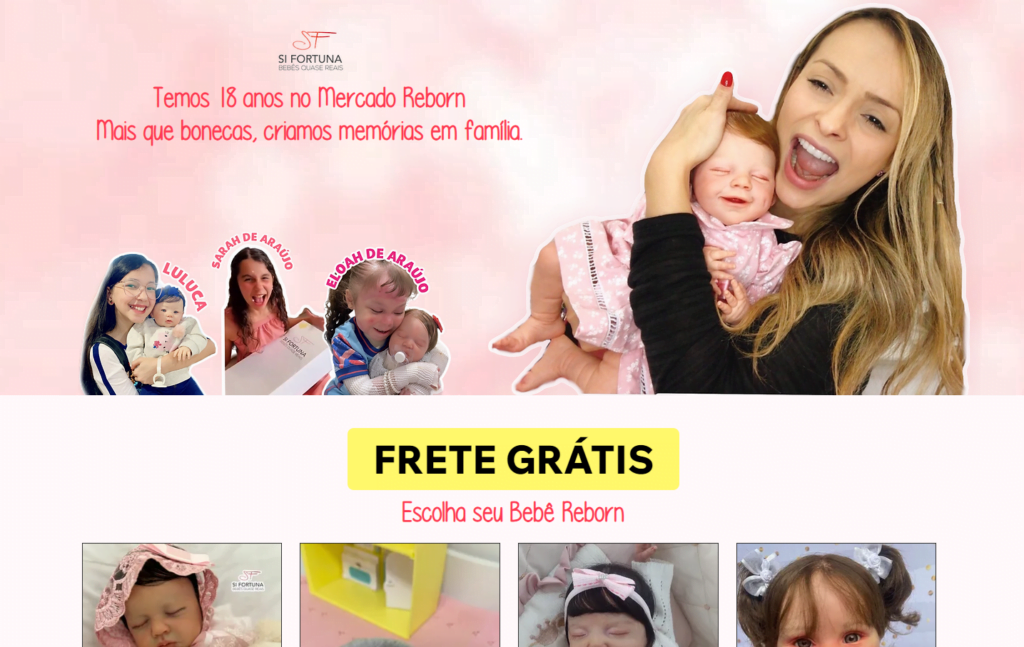 5 sites confiáveis para comprar Bebê Reborn 3 Comprar Bebê Reborn online