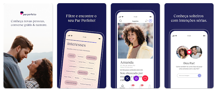 App de namoro para relacionamentos sérios