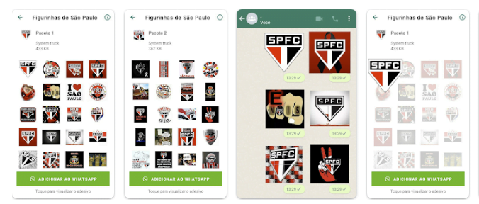 Figurinhas do São Paulo para WhatsApp 2024