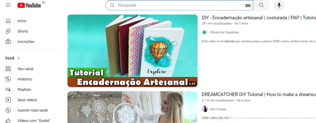 Tutoriais mais procurados no YouTube