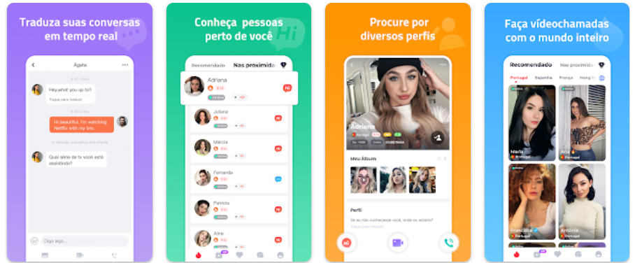 Aplicativo para conversar com pessoas de todo o mundo 4 Aplicativo para conversar com pessoas