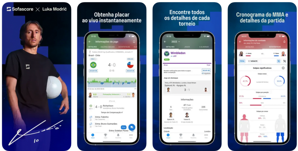 Resultados de esportes ao vivo