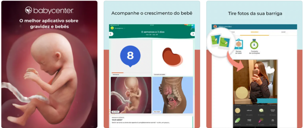 Aplicativo de acompanhamento de gravidez