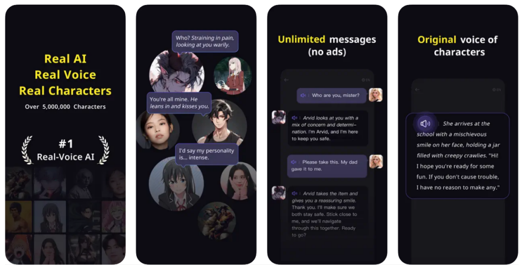 Aplicativo para conversar com personagens famosos 2 Aplicativo para conversar com personagens famosos