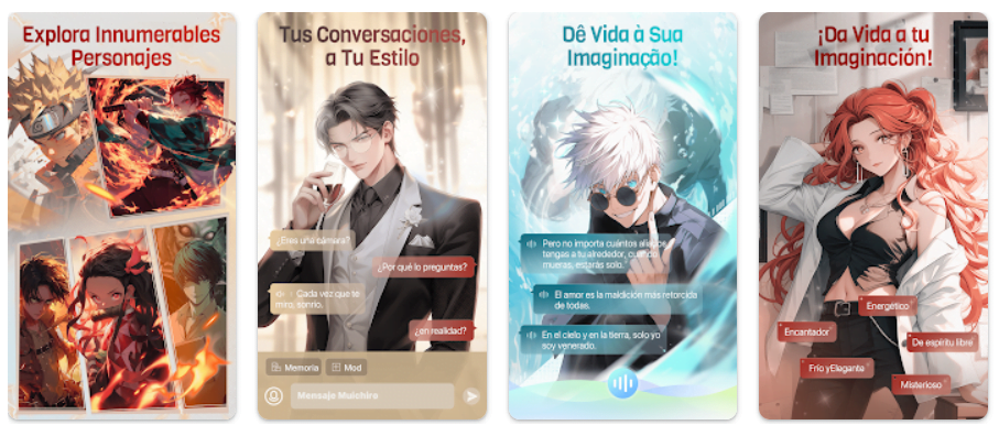 Aplicativo para conversar com personagens famosos 4 Aplicativo para conversar com personagens famosos