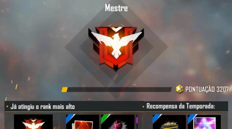 Alcançar Mestre no Free Fire