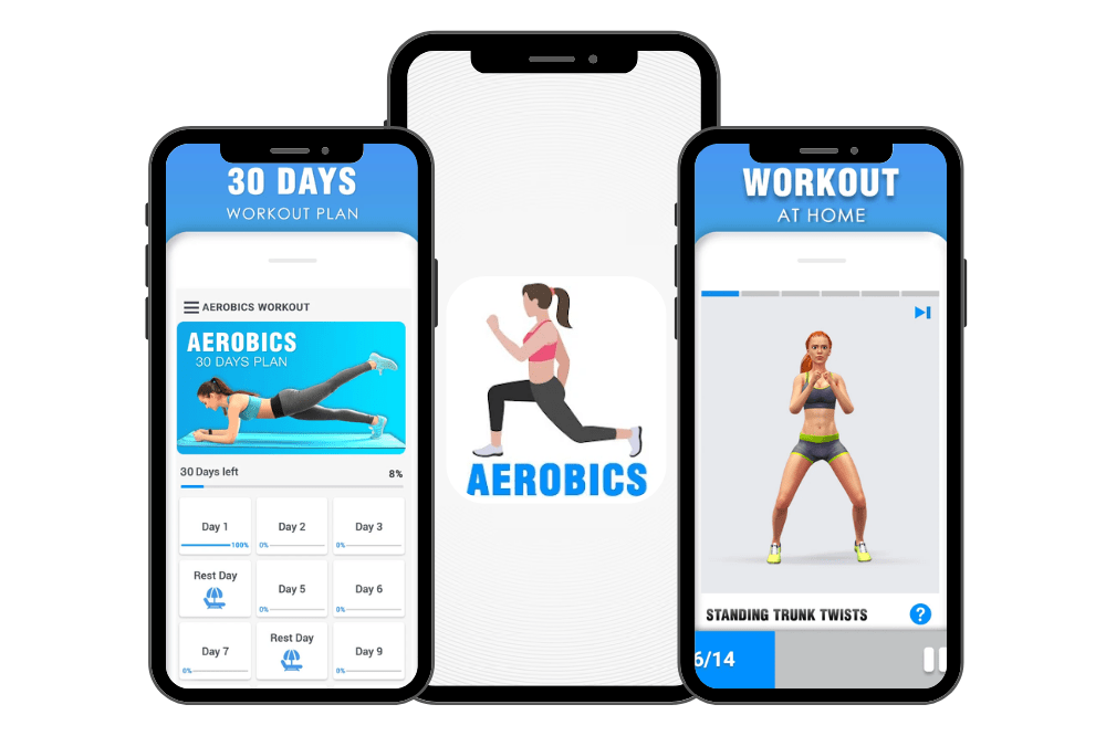 Aplicativo de exercícios aeróbicos para perder peso