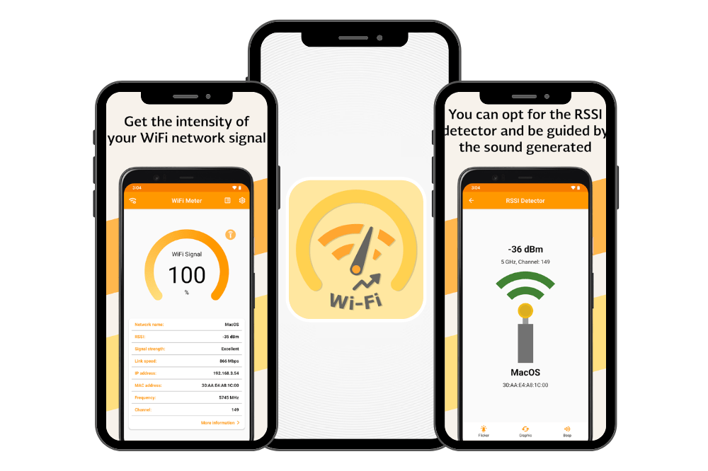 Aplicativo para medir força sinal Wi-Fi