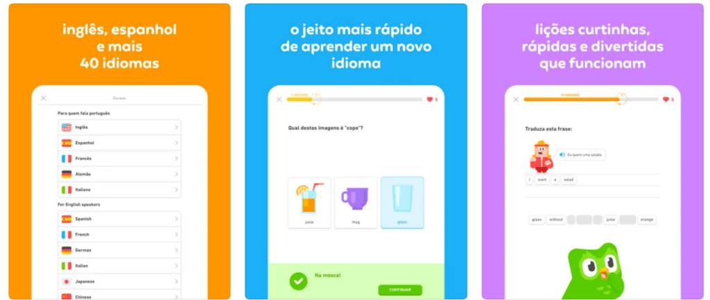 Aplicativo para idosos aprender inglês