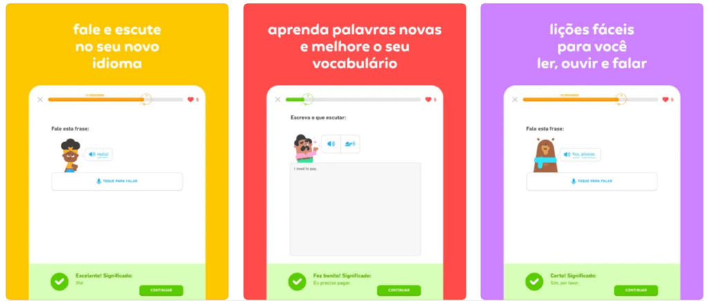 Aplicativo para idosos aprender inglês