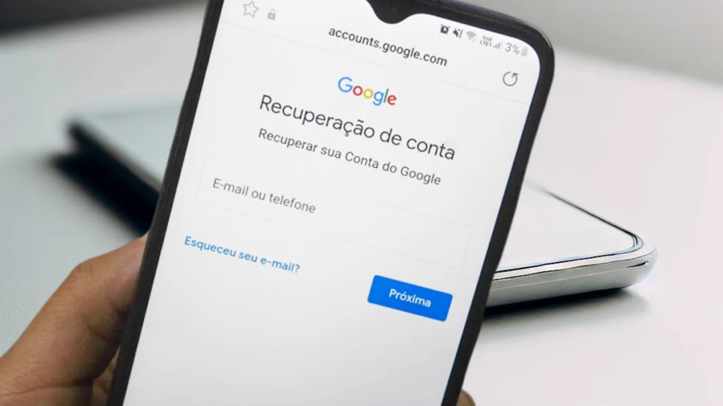 Como recuperar uma conta Google que foi roubada 1 Recuperar conta Google roubada
